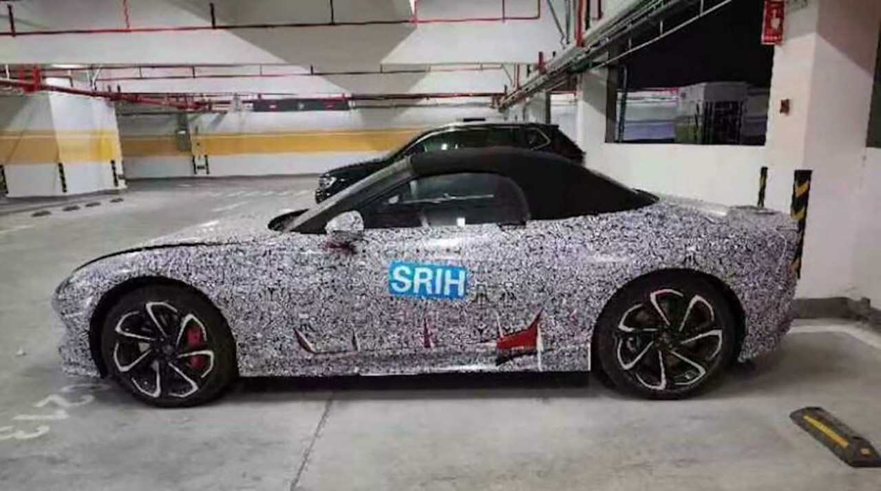 ام جي سيبرستير رودستر الإنتاجية الجديدة كلياً تظهر في صورة تجسسية للمرة الأولى ام جي سيبرستير