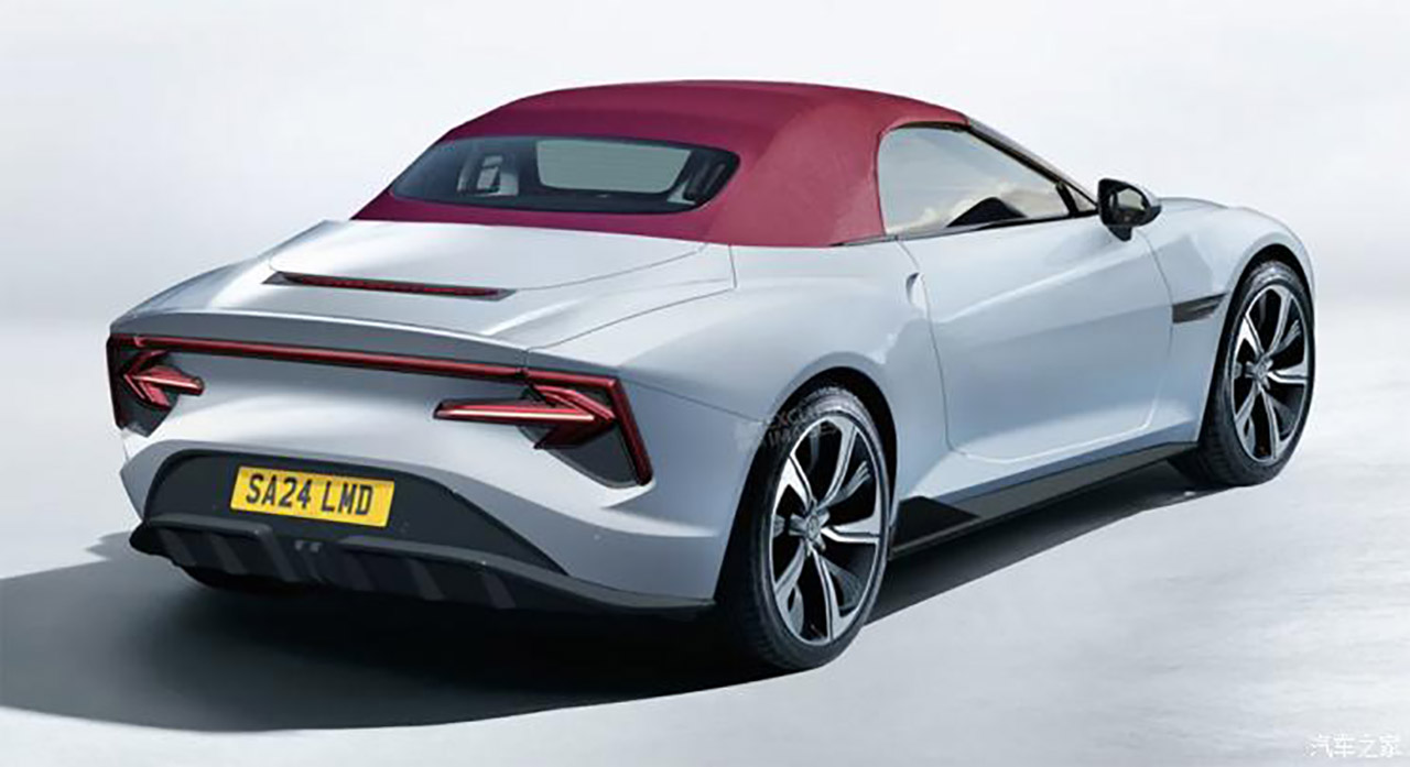 ام جي سيبرستير رودستر الإنتاجية الجديدة كلياً تظهر في صورة تجسسية للمرة الأولى ام جي سيبرستير