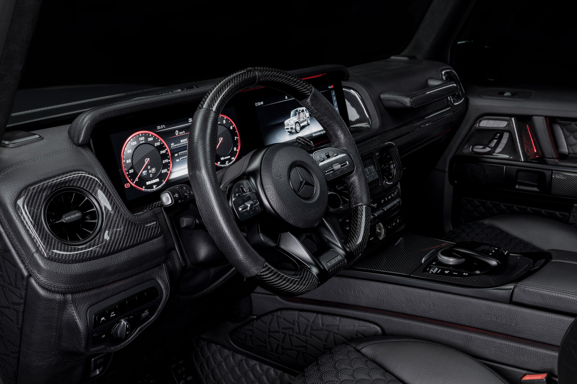 مرسيدس AMG جي كلاس G63 سكويرد تحصل على حزمة تعديلات بقوة 800 حصان من برابوس مرسيدس جي كلاس AMG G63 سكويرد برابوس