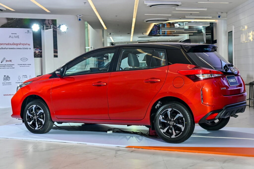 تويوتا يارس فيس ليفت 2023 تنطلق رسمياً في تايلاند تويوتا ياريس 2023 فيس ليفت