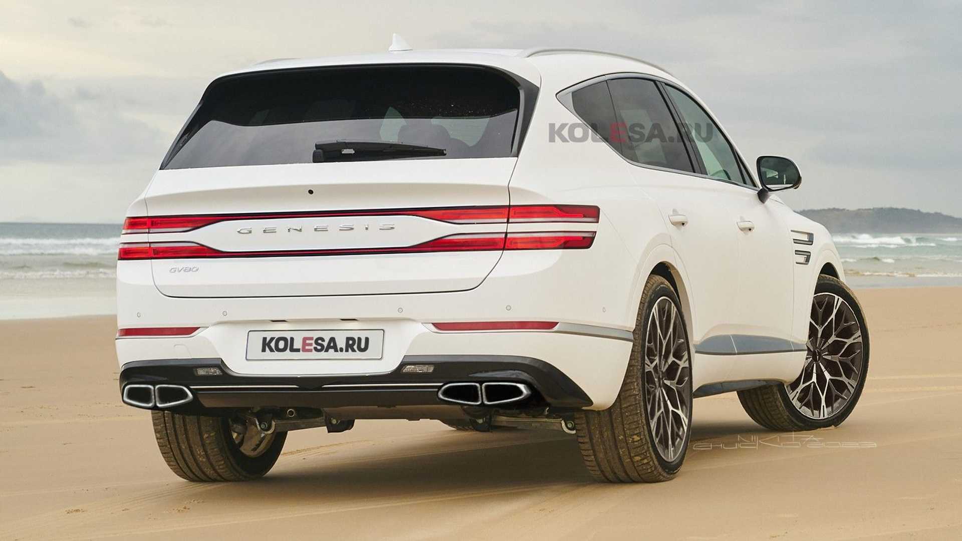 جينيسيس GV80 موديل 2025 فيس ليفت يظهر بالشكل التخيلي جينيسيس GV80 موديل 2025 فيس ليفت يظهر بالشكل التخيلي 1