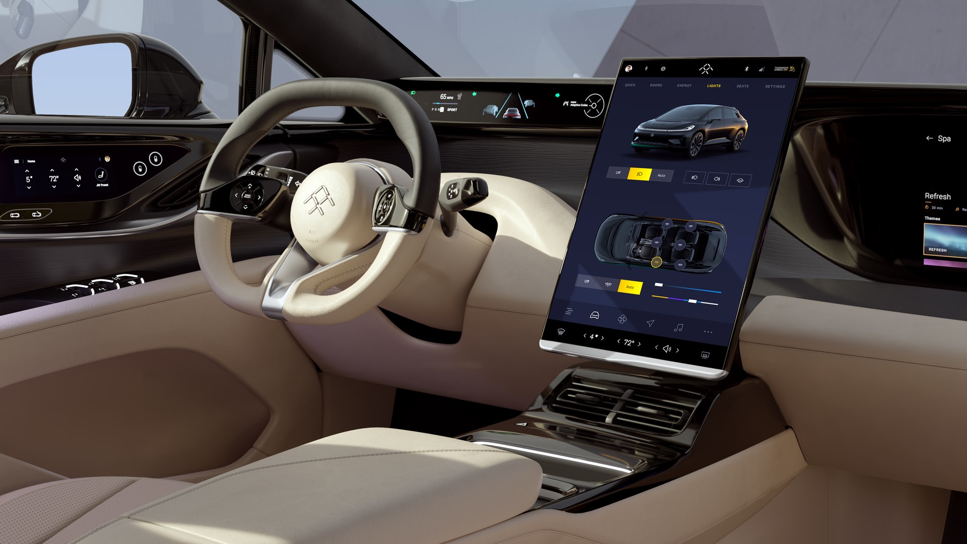 فاراداي فيوتشر الأمريكية تبدأ بإنتاج FF 91 الفاخرة المنافسة لسيارات تيسلا ولوسيد فاراداي فيوتشر FF 91 فيوتشرست