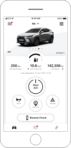 مميزات تطبيق لكزس كونكت الشرق الأوسط للتحكم بسيارتك عن بعد مميزات تطبيق لكزس كونكت الشرق الأوسط للتحكم بسيارتك عن بعد 2