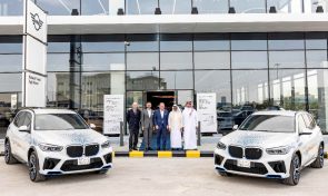 إطلاق أسطول BMW iX5 Hydrogen التجريبي لأوّل مرّة في الشرق الأوسط خلال حفل افتتاح صالة عرض Retail.Next BMW لشركة محمّد يوسف ناغي للسيارات في المملكة العربية السعودية BMW iX5 Hydrogen في السعودية