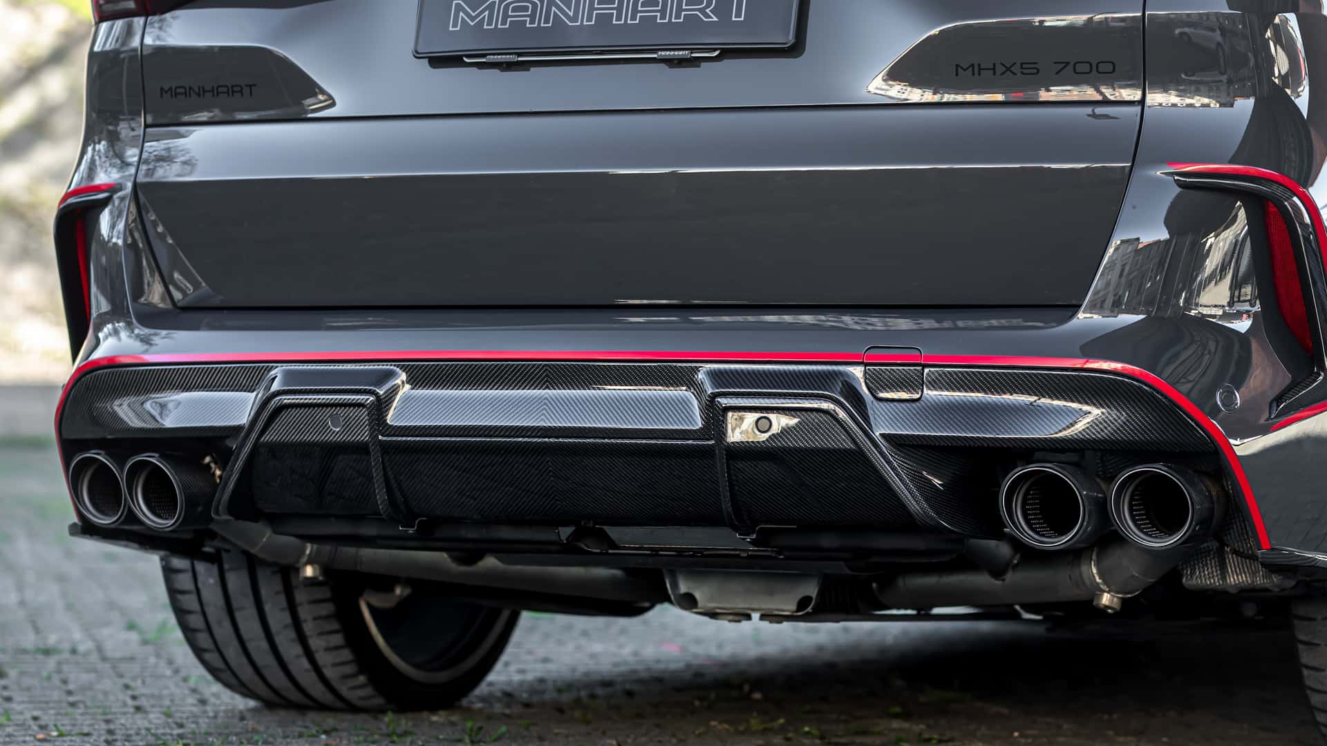 بي ام دبليو X5 M تحصل على حزمة تعديلات بقوة 730 حصان من مانهارت الألمانية بي ام دبليو X5 M المعدلة من مانهارت