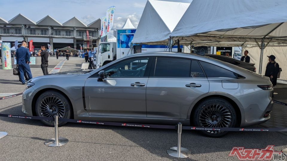 تويوتا كراون سيدان 2024 تظهر في اليابان استعداداً للكشف الرسمي تويوتا كراون سيدان