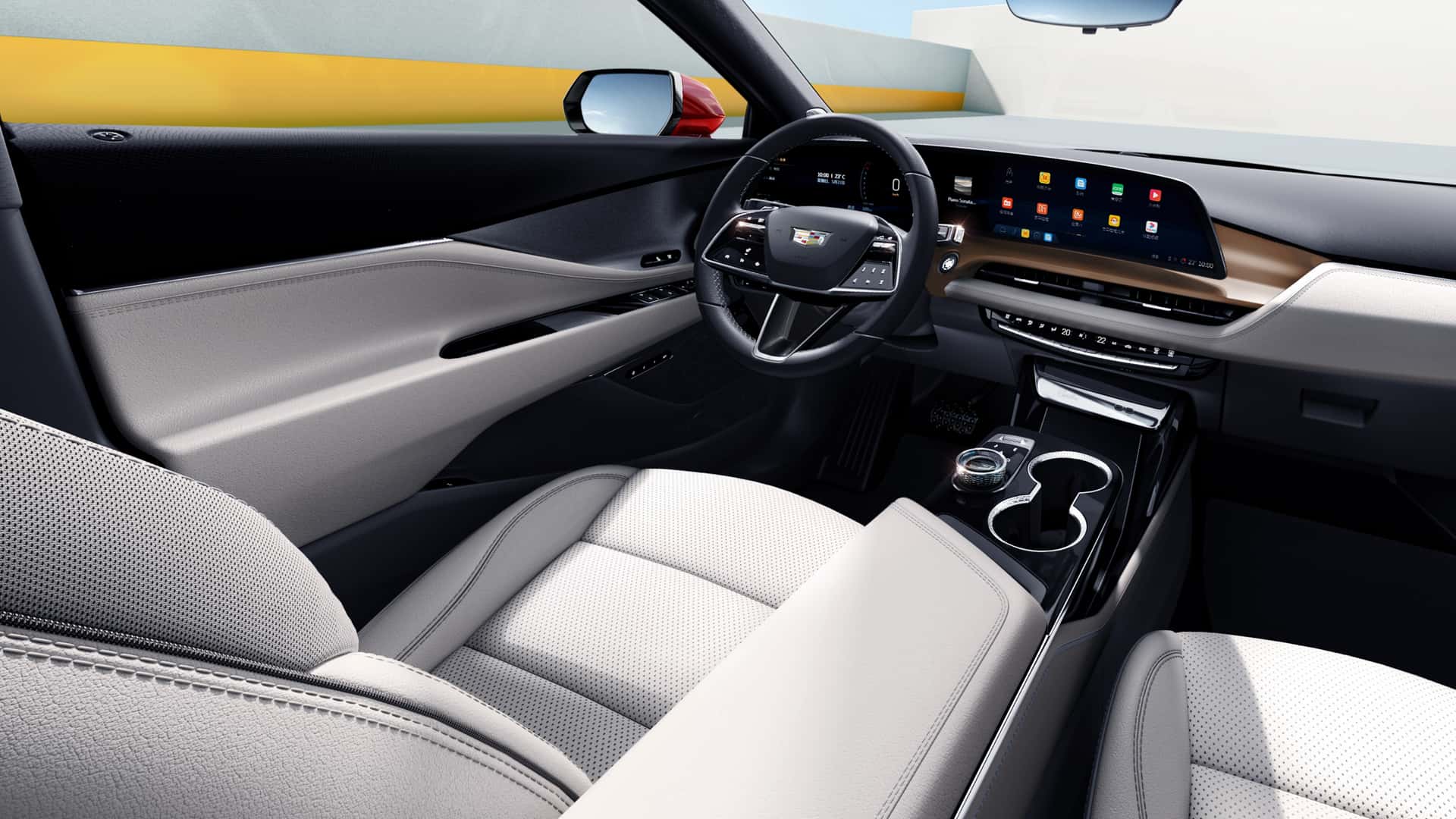 كاديلاك تدشن GT4 الجديدة كلياً في الصين بشاشات داخلية بقياس 33 إنش بدقة 9K كاديلاك GT4 موديل 2024