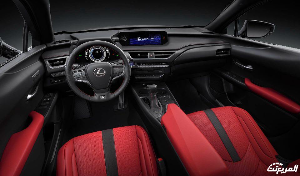 سعر أصغر سيارة لكزس 2023 للعائلة ومواصفاتها كاملة لكزس اس يو في UX 2023 التقنيات