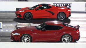 شيفروليه كورفيت C8 تواجه تويوتا سوبرا وكمارو في سباقات التسارع شيفروليه كورفيت C8 تواجه تويوتا سوبرا وكمارو في سباقات التسارع 12