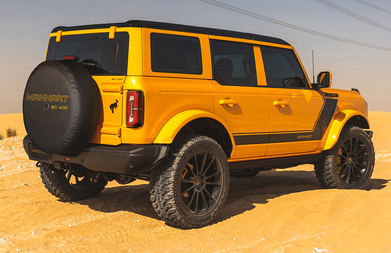 فورد برونكو تحصل على إصدار حصري من مانهارت الألمانية بتعديلات جمالية وقوة 421 حصان فورد برونكو تحصل على إصدار حصري من مانهارت الألمانية بتعديلات جمالية وقوة 421 حصان 1