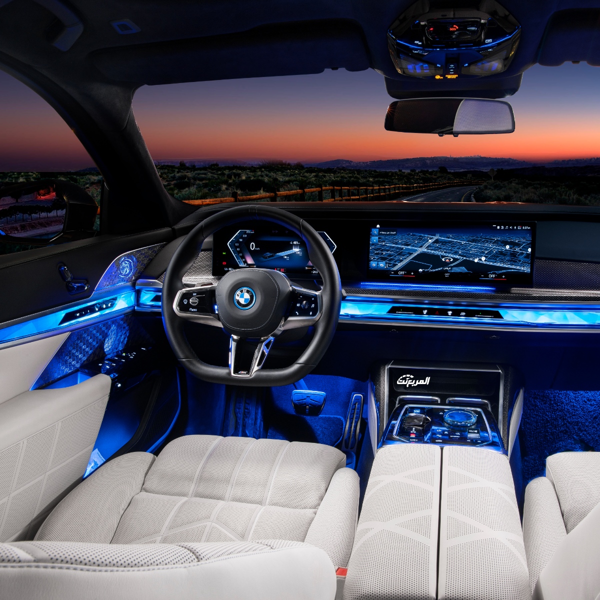 بي ام دبليو i7 "الفئة السابعة الكهربائية" في جلسة تصوير خاصة "57 صورة" BMW i7 2024 7