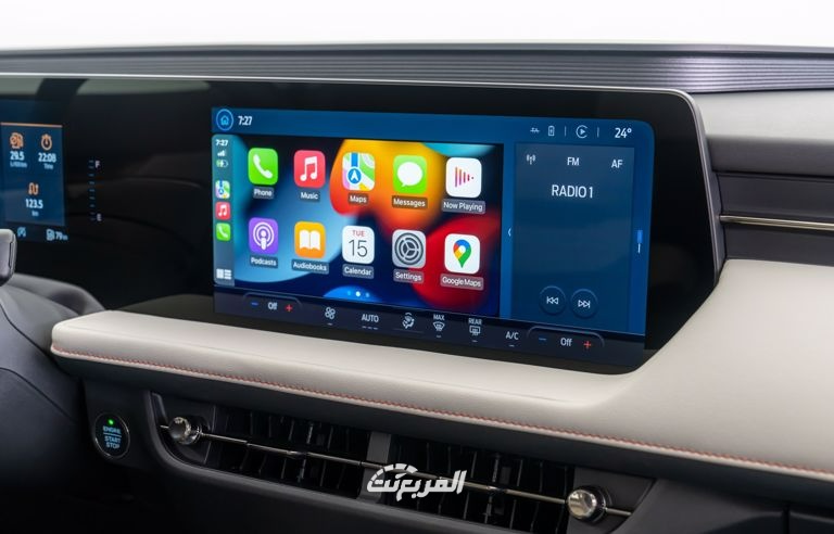 سعر فورد تورس 2023 فل كامل واحدث مواصفات السيدان الامريكية الانيقة في السعودية فورد تورس الجديدة 2023 شاشة الترفيه