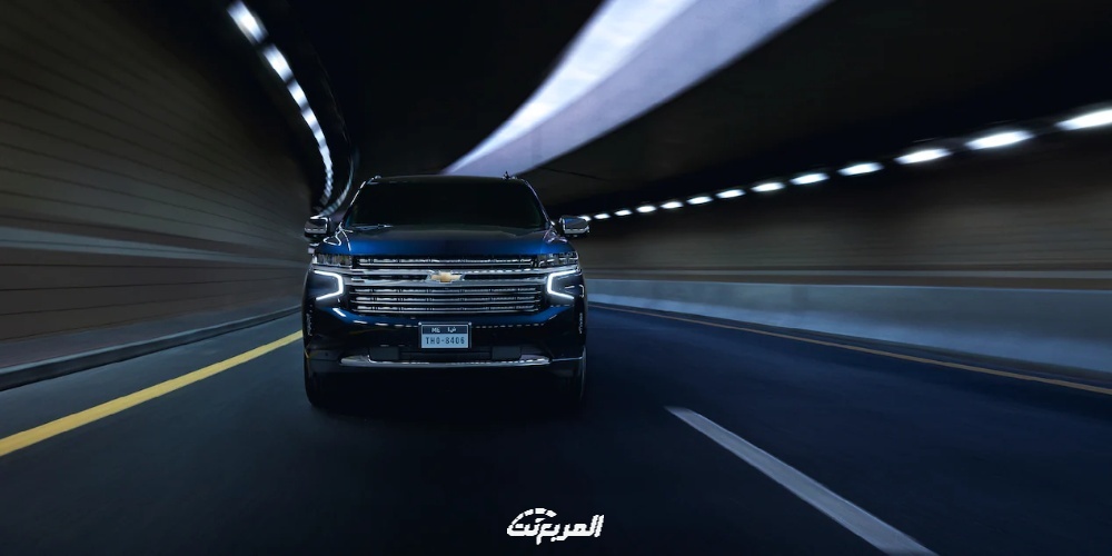 شيفروليه تاهو 2023 سيارة عائلية قوية بتصميم امريكي انيق تعرف عليها في السعودية شيفروليه تاهو 2023 من الامام
