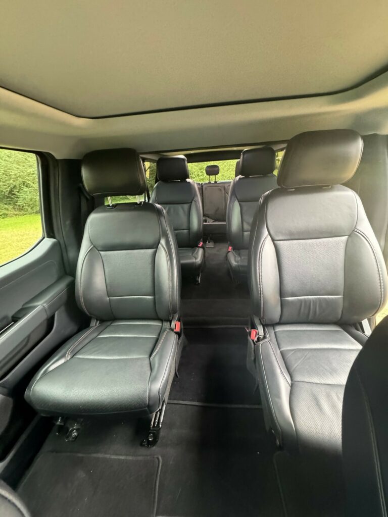 شاحنة فورد F-250 تتحول إلى SUV ضخمة لتسعة ركاب مع عزم دوران 1,625 نيوتن متر فورد F-250 SVN