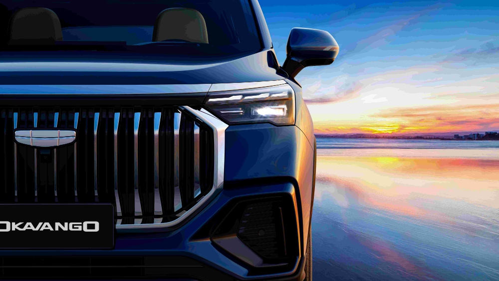 جيلي اوكافانجو 2024 تعرف على الجيل الجديد من الاس يو في الرائدة في السعودية جيلي اوكافانجو 2024 الواجهة الامامية