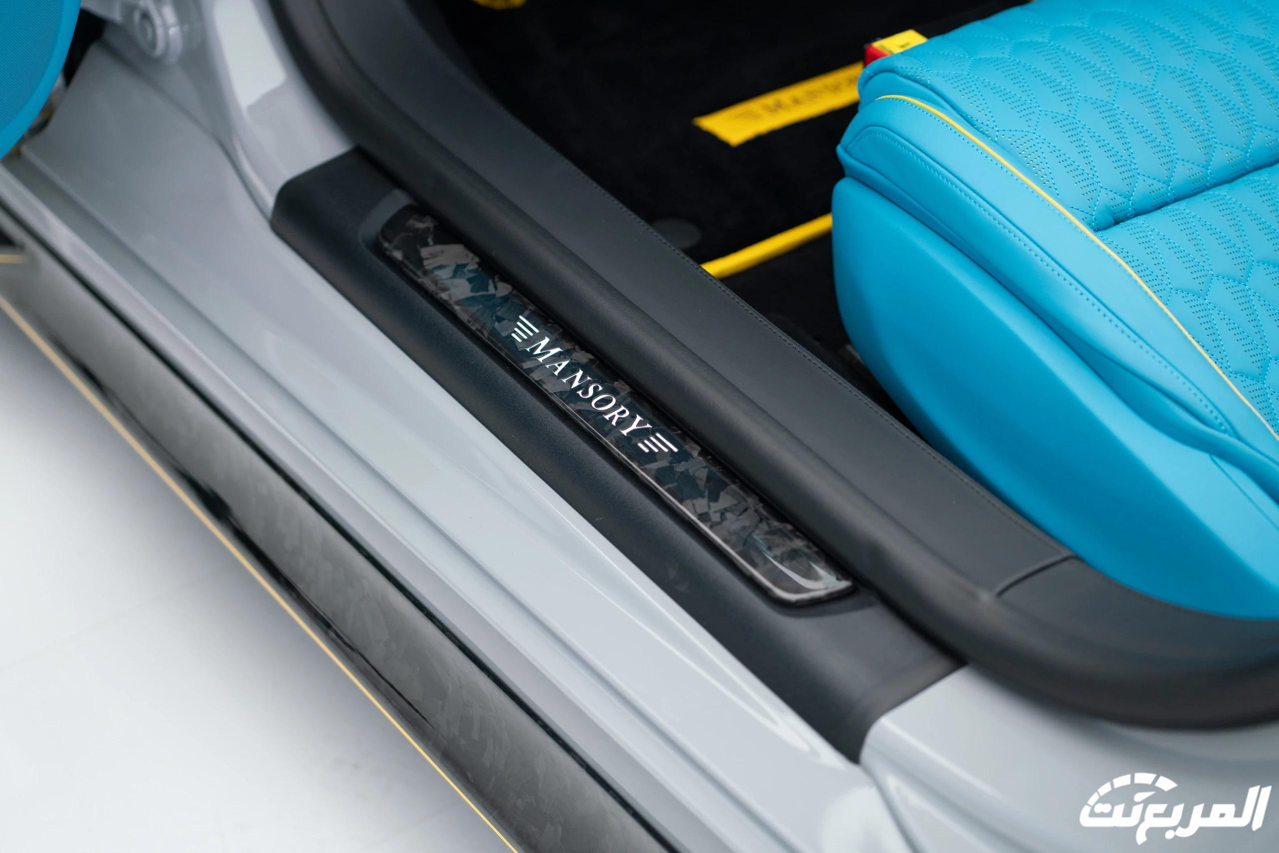 مرسيدس AMG SL63 تحصل على ألوان زاهية مع قوة 850 حصان من مانسوري الألمانية مرسيدس AMG SL63 تحصل على ألوان زاهية مع قوة 850 حصان من مانسوري الألمانية 9