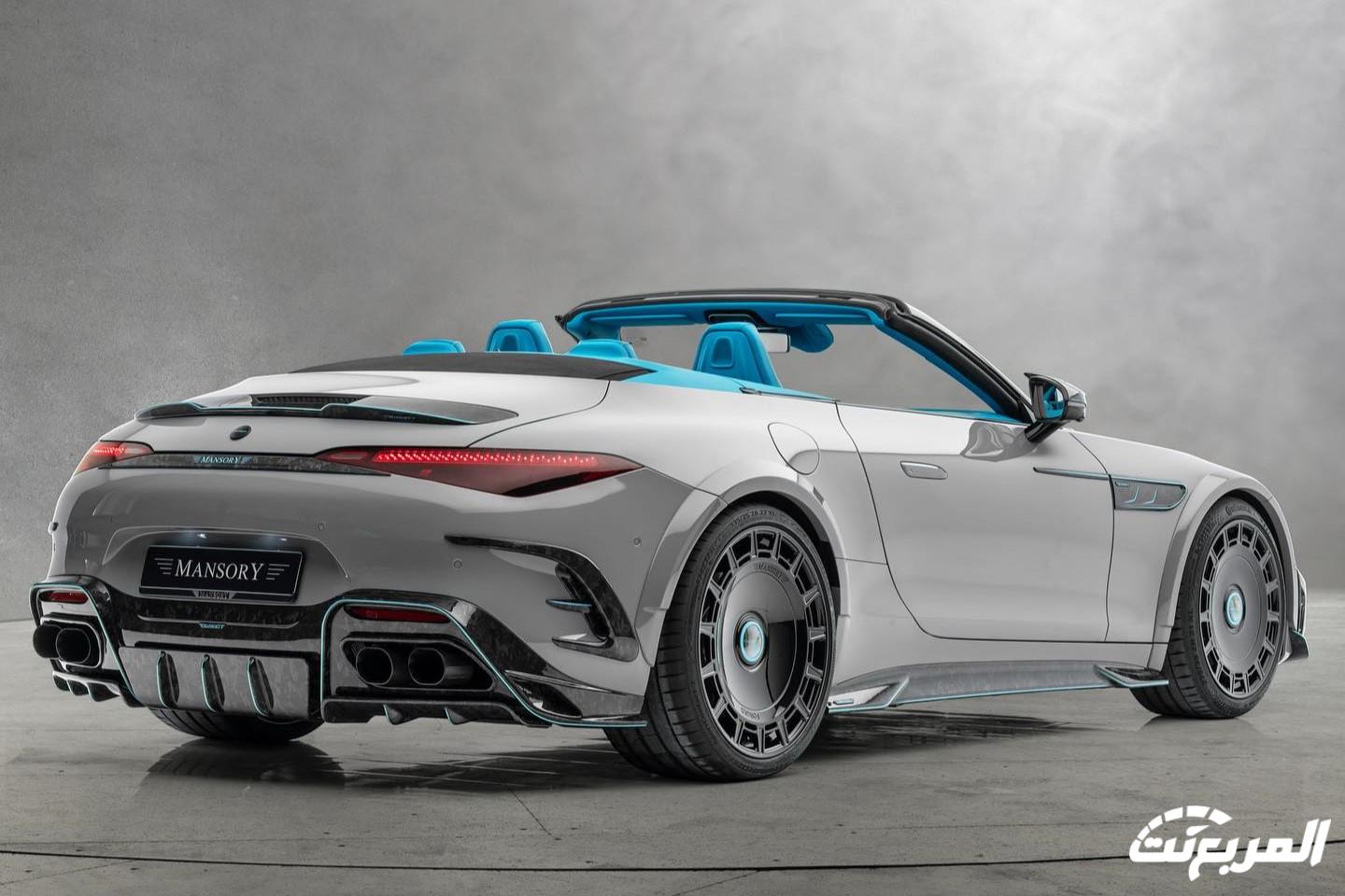 مرسيدس AMG SL63 تحصل على ألوان زاهية مع قوة 850 حصان من مانسوري الألمانية مرسيدس AMG SL63 تحصل على ألوان زاهية مع قوة 850 حصان من مانسوري الألمانية 6