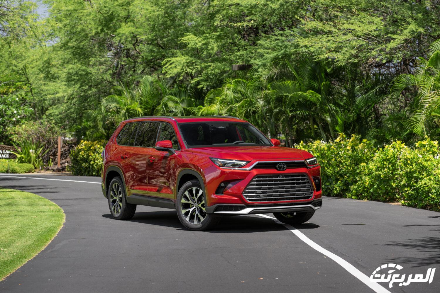 تويوتا جراند هايلاندر 2024 الجديدة بجميع الفئات والاسعار المتوفرة وابرز العيوب والمميزات تويوتا جراند هايلاندر 2024 الجديدة
