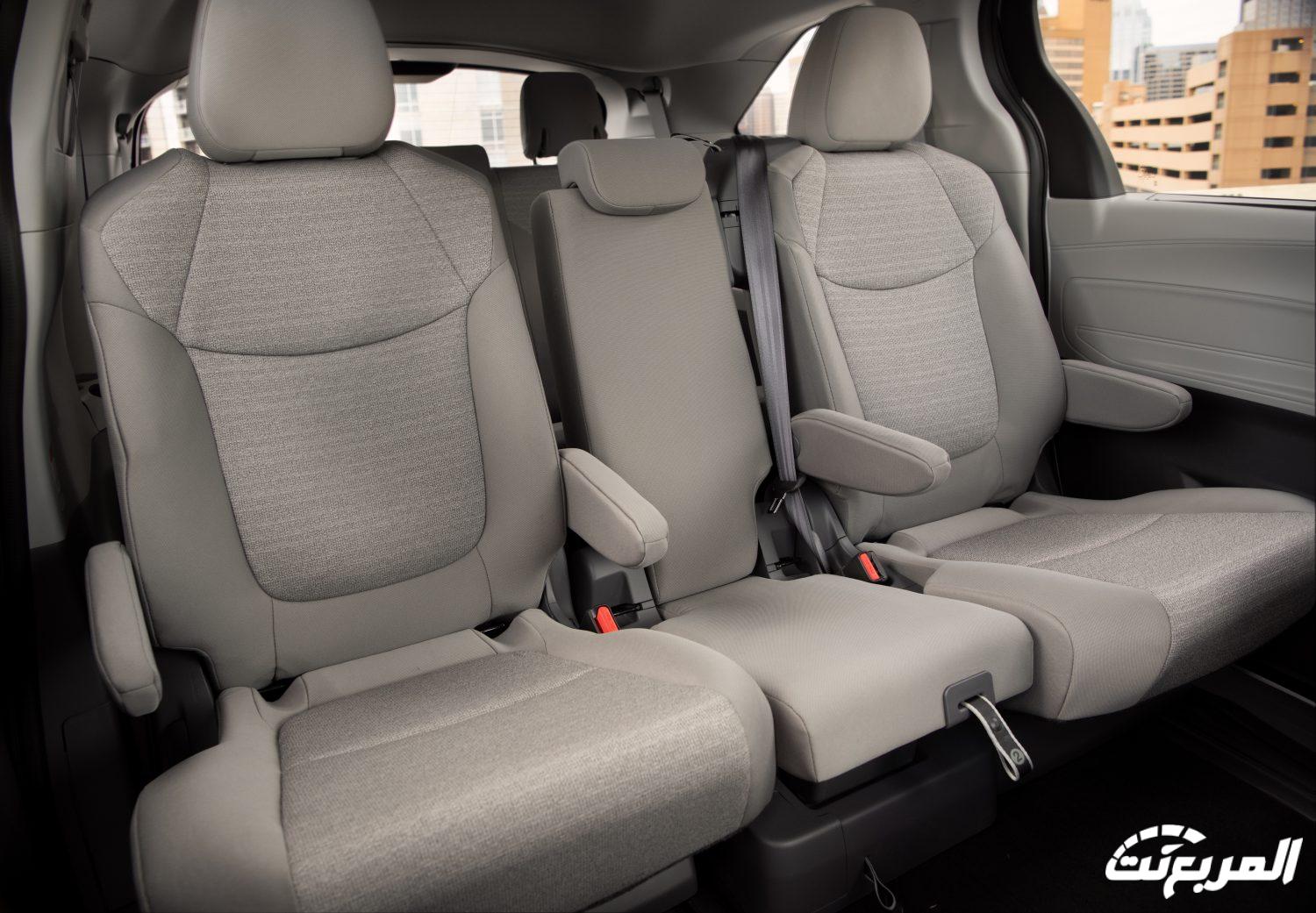 فئات تويوتا سيينا 2024 مع اسعارها وابرز المواصفات والتقنيات فئات تويوتا سيينا 2024 مع اسعارها وابرز المواصفات والتقنيات 56