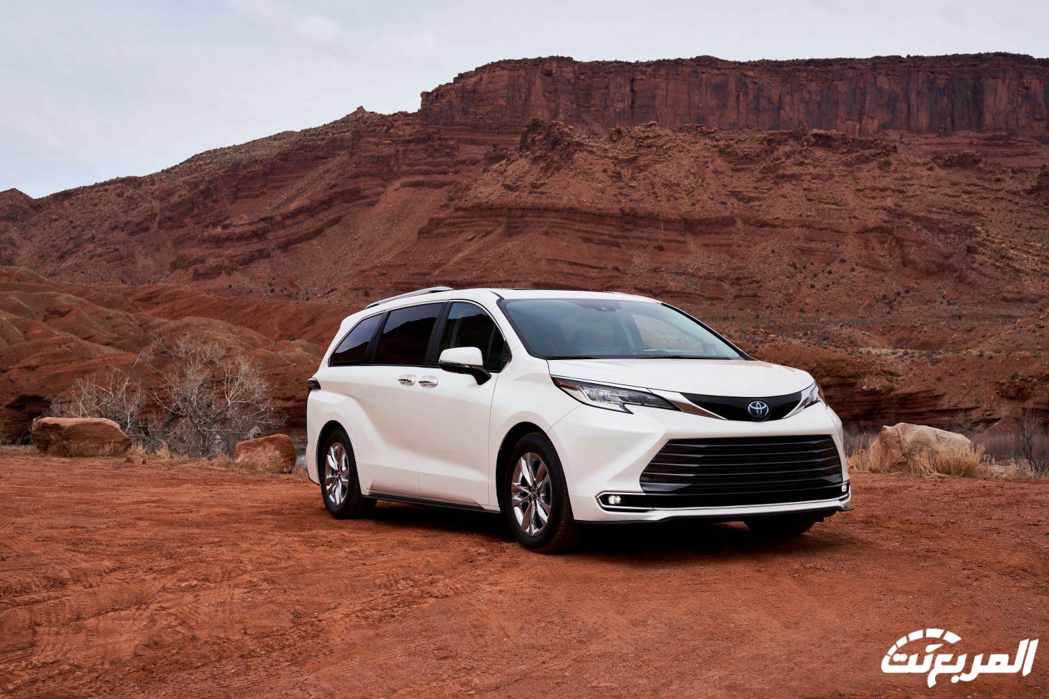 فئات تويوتا سيينا 2024 مع اسعارها وابرز المواصفات والتقنيات تويوتا سيينا 2024 الجديدة
