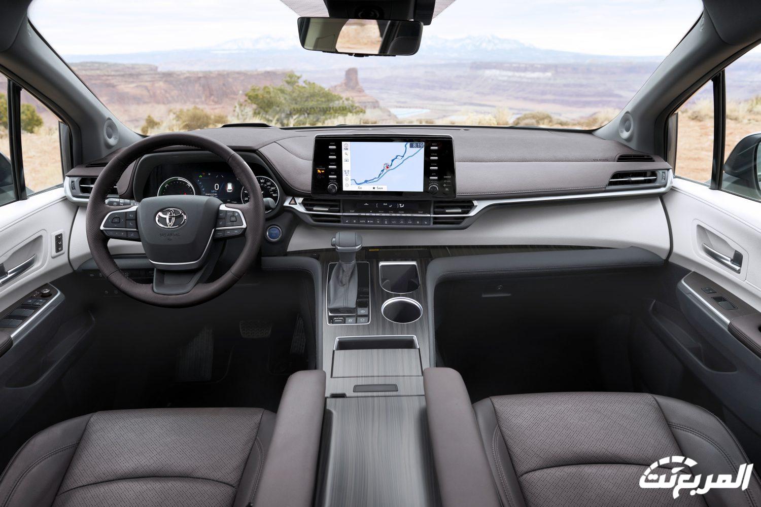 فئات تويوتا سيينا 2024 مع اسعارها وابرز المواصفات والتقنيات فئات تويوتا سيينا 2024 مع اسعارها وابرز المواصفات والتقنيات 32