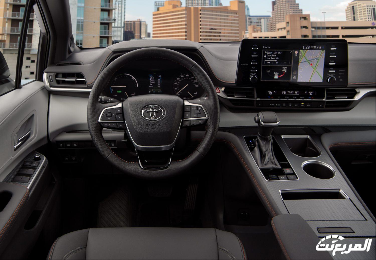 فئات تويوتا سيينا 2024 مع اسعارها وابرز المواصفات والتقنيات فئات تويوتا سيينا 2024 مع اسعارها وابرز المواصفات والتقنيات 57