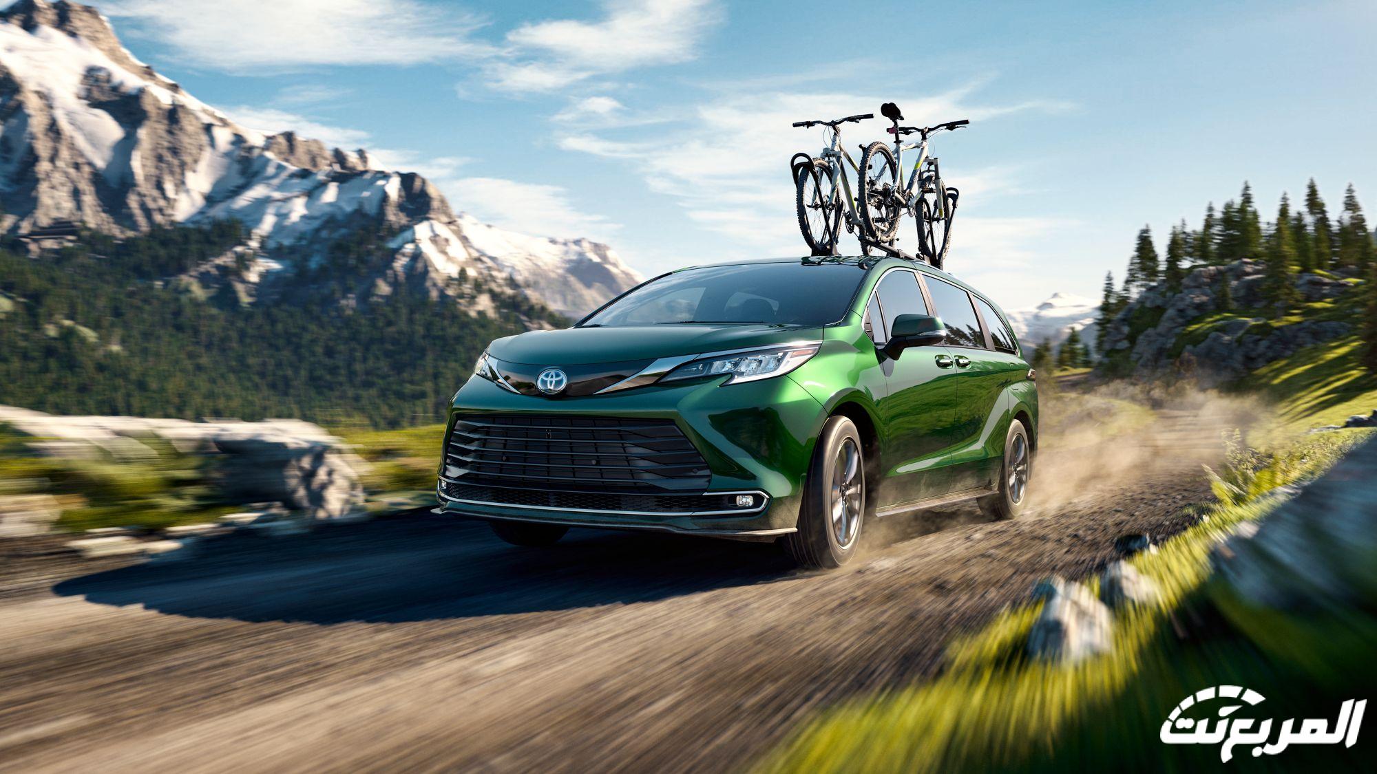 فئات تويوتا سيينا 2024 مع اسعارها وابرز المواصفات والتقنيات فئات تويوتا سيينا 2024 مع اسعارها وابرز المواصفات والتقنيات 7
