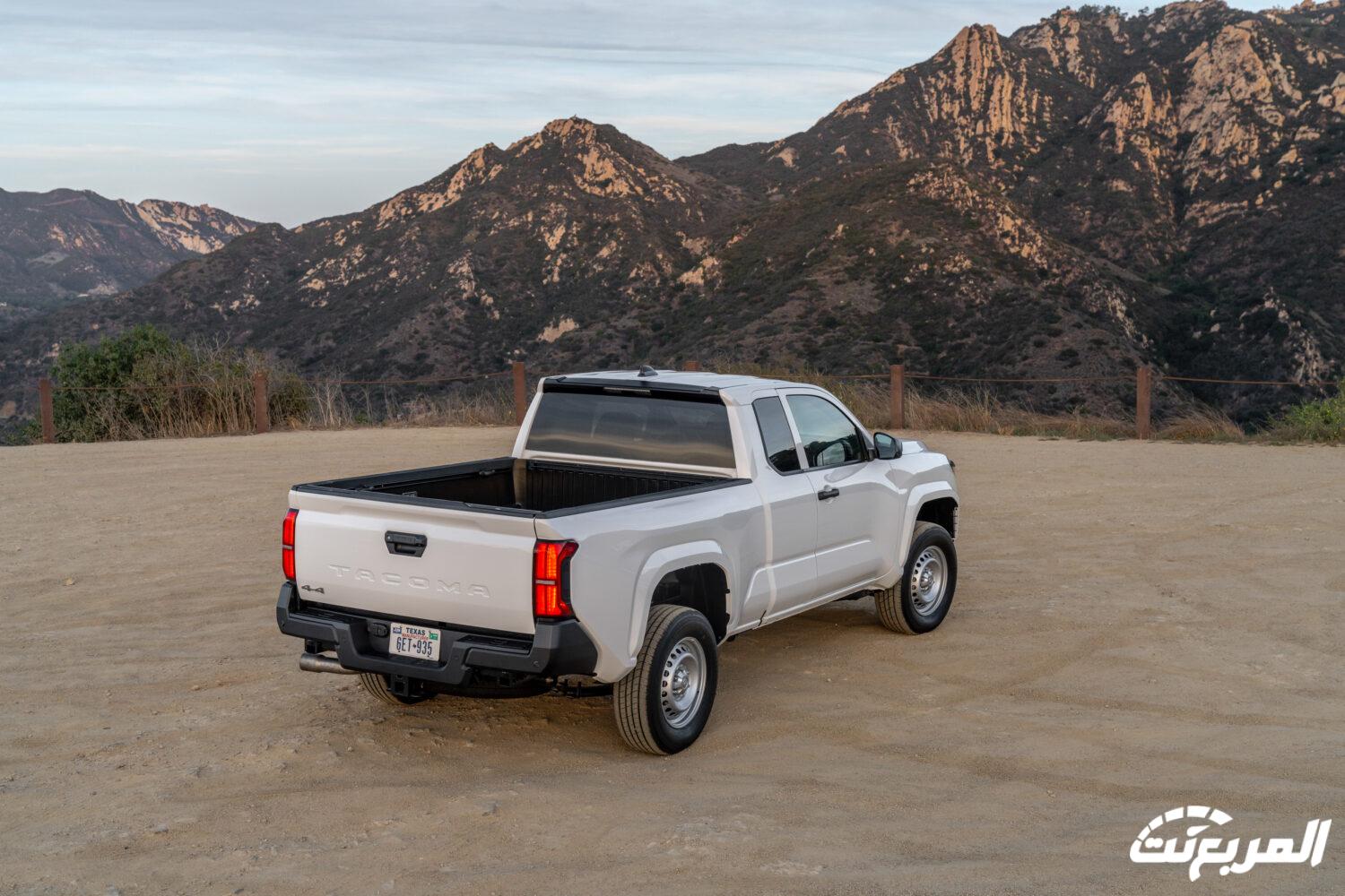 تويوتا تاكوما 2024 الجديدة بجميع الفئات والأسعار المتوفرة وابرز العيوب والمميزات تويوتا تاكوما 2024 فئة SR