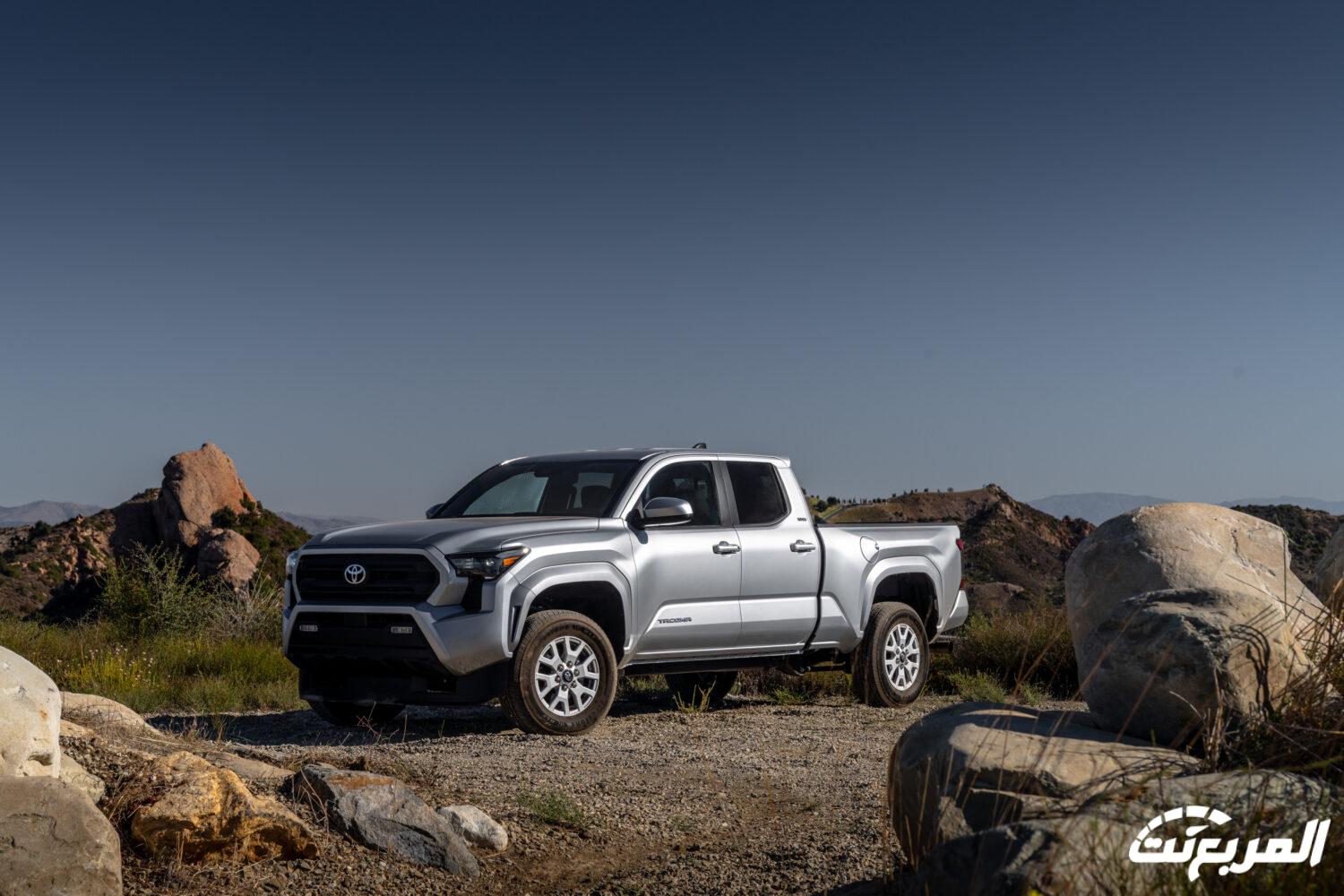تويوتا تاكوما 2024 الجديدة بجميع الفئات والأسعار المتوفرة وابرز العيوب والمميزات تويوتا تاكوما 2024 فئة SR5