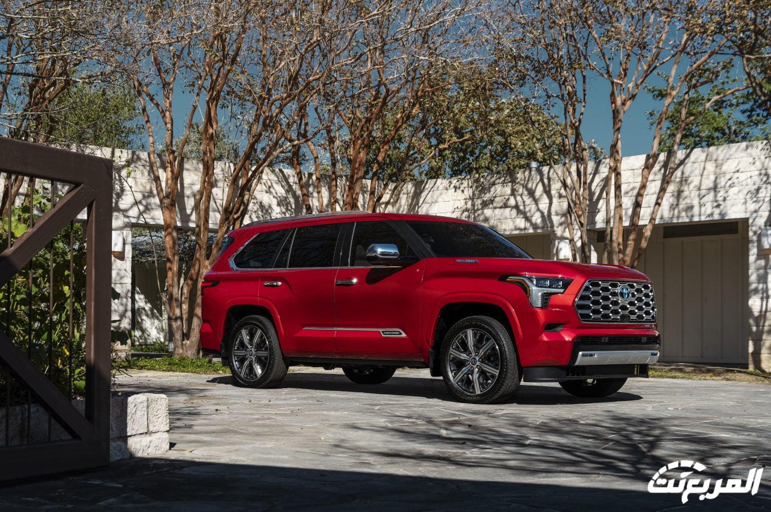 تويوتا سيكويا 2024 الجديدة بجميع الفئات والأسعار المتوفرة وأبرز العيوب والمميزات تويوتا سيكويا 2024 فئة كابستون