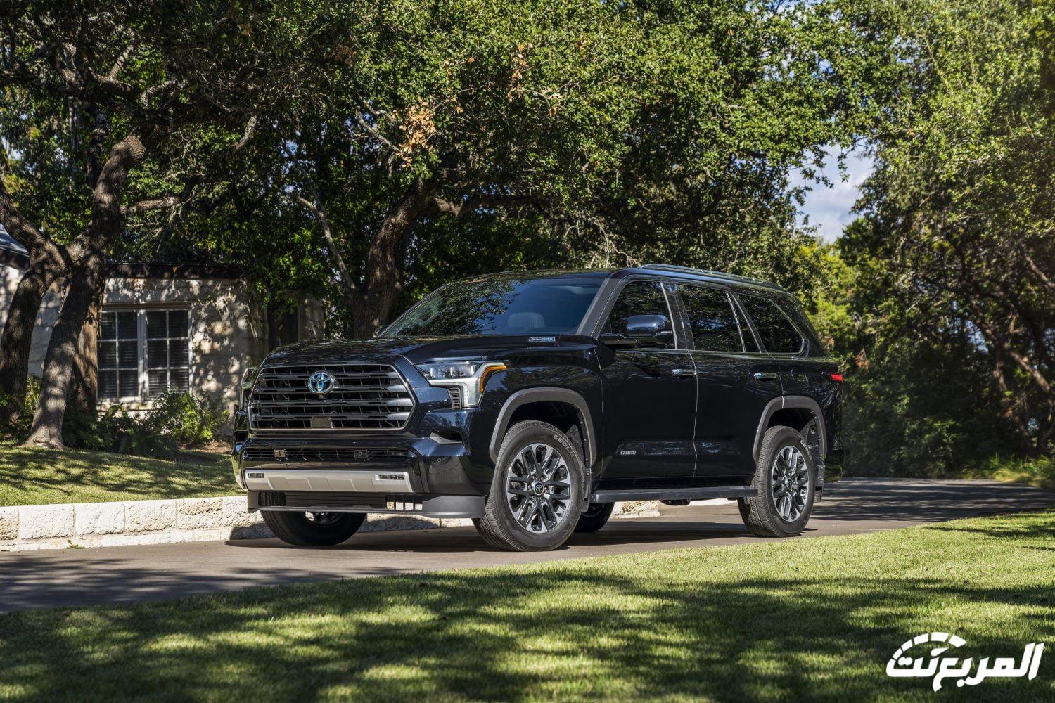 تويوتا سيكويا 2024 الجديدة بجميع الفئات والأسعار المتوفرة وأبرز العيوب والمميزات تويوتا سيكويا 2024 فئة ليميتد