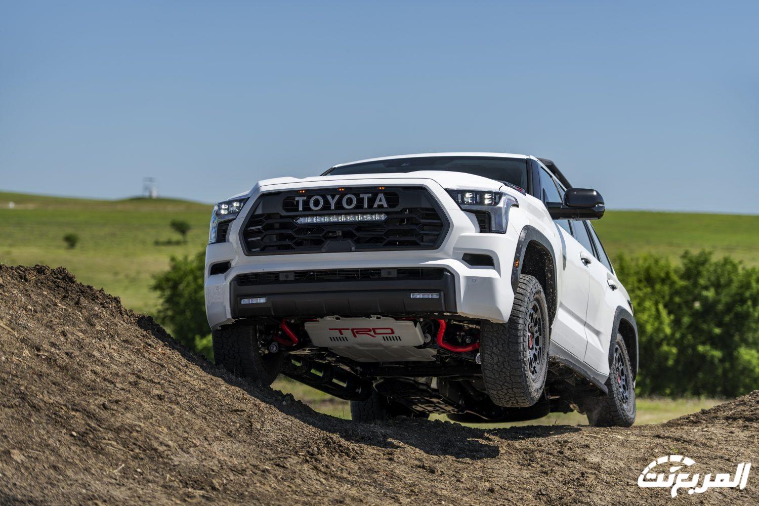 صور تويوتا سيكويا 2024 بجودة عالية من الداخل والخارج والألوان المتوفرة صور تويوتا سيكويا 2024 فئة TRD PRO