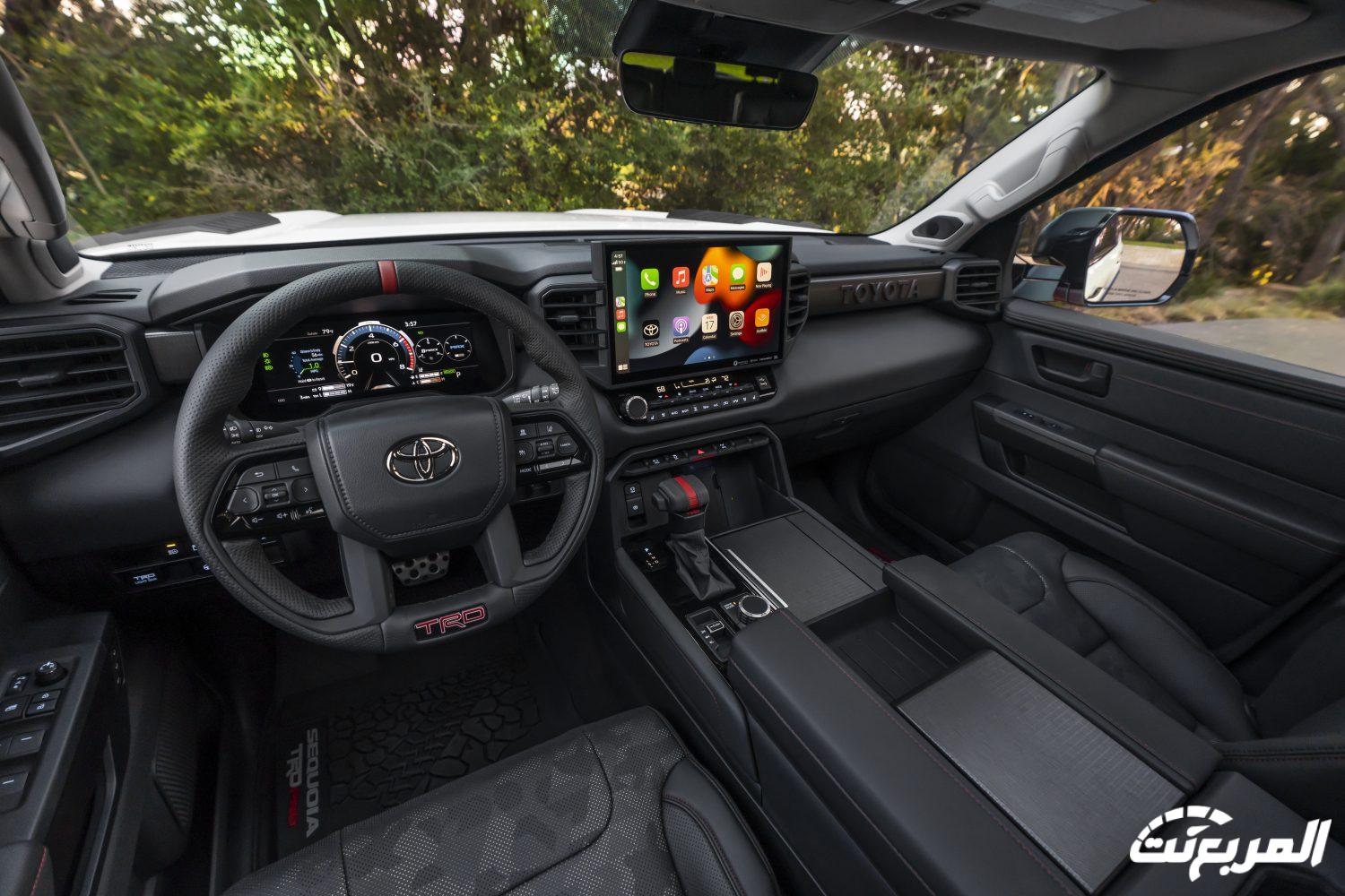 صور تويوتا سيكويا 2024 بجودة عالية من الداخل والخارج والألوان المتوفرة صور تويوتا سيكويا 2024 فئة TRD PRO