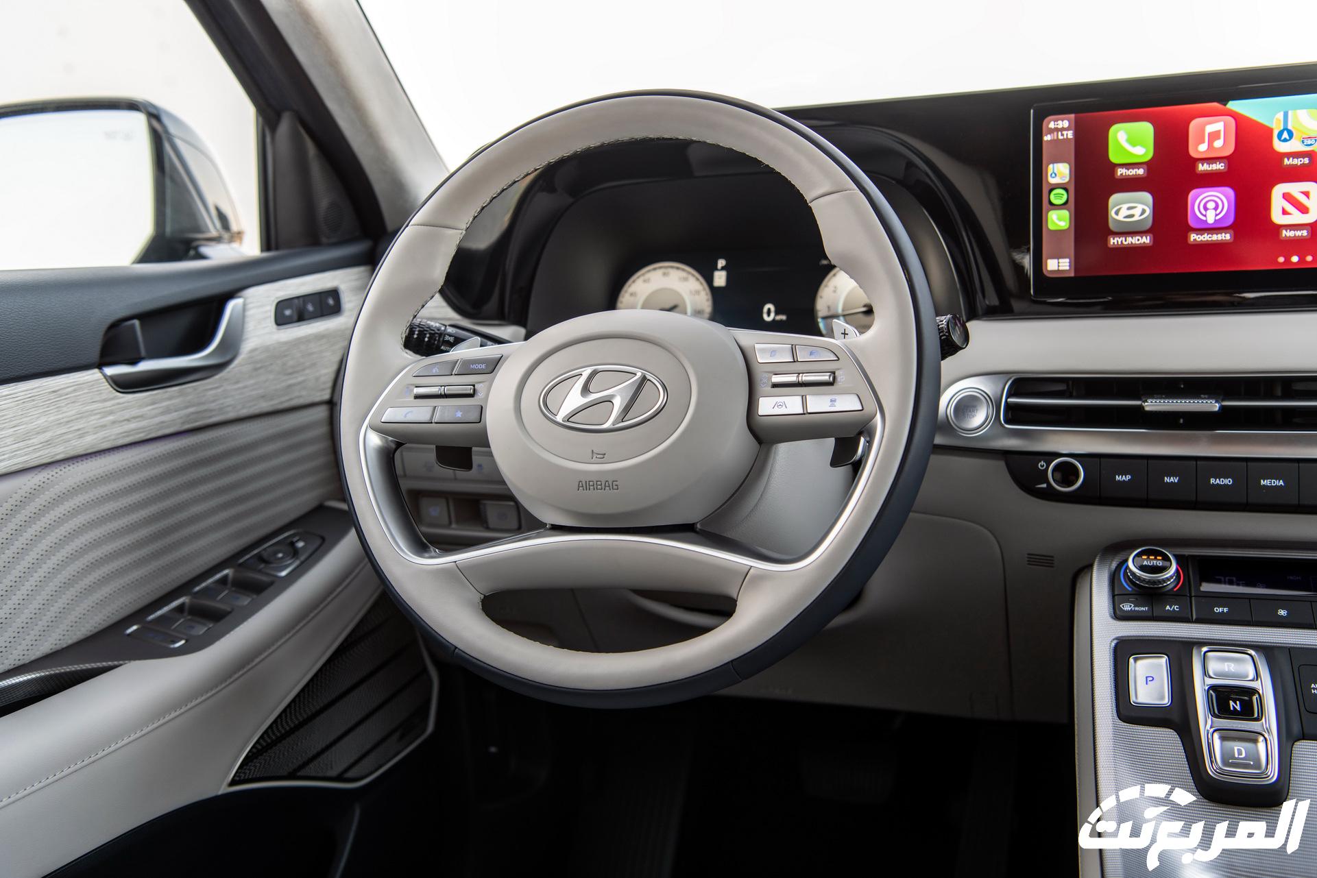 هيونداي باليسيد 2024 الجديدة بجميع الفئات والاسعار المتوفرة عند الوكيل وابرز العيوب والمميزات هيونداي باليسيد 2024 6