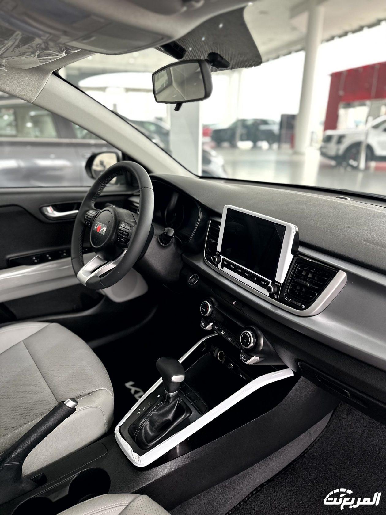 فئات كيا ريو 2024 مع اسعارها وابرز المواصفات والتقنيات لدى الوكيل تصميم كيا ريو 2024 من الداخل
