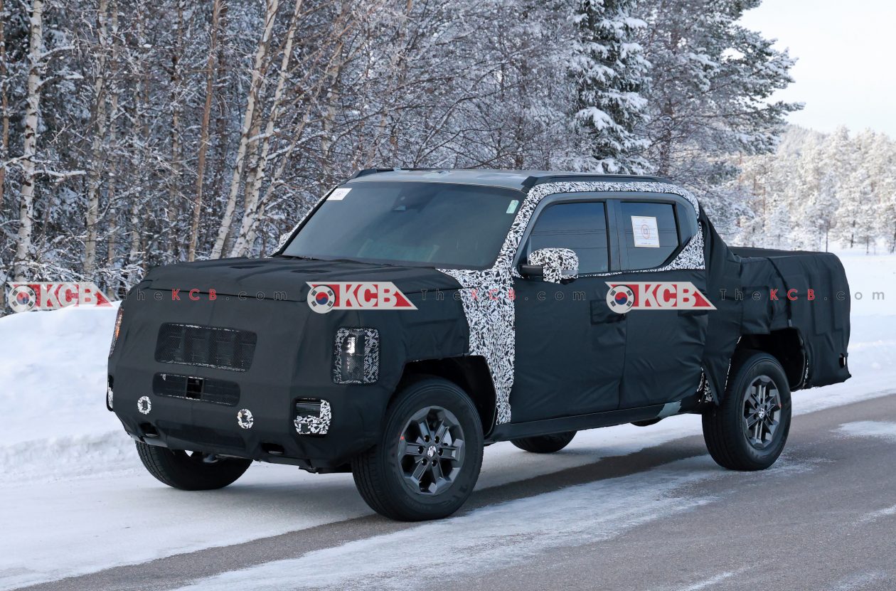 كيا تختبر شاحنتها الجديدة بجوار فورد رينجر رابتر مع اقتراب التدشين كيا تختبر شاحنتها الجديدة بجوار فورد رينجر رابتر مع اقتراب التدشين 2