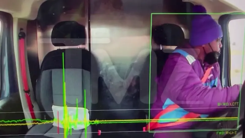 نجاة سائق سيارة توصيل أمازون بأعجوبة بعد انشطار السيارة في حادث قطار "فيديو" 102