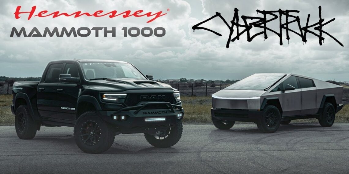 تيسلا سايبرتراك تخسر سباقات التسارع لأول مرة عند مواجهة رام TRX معدلة من هينيسي