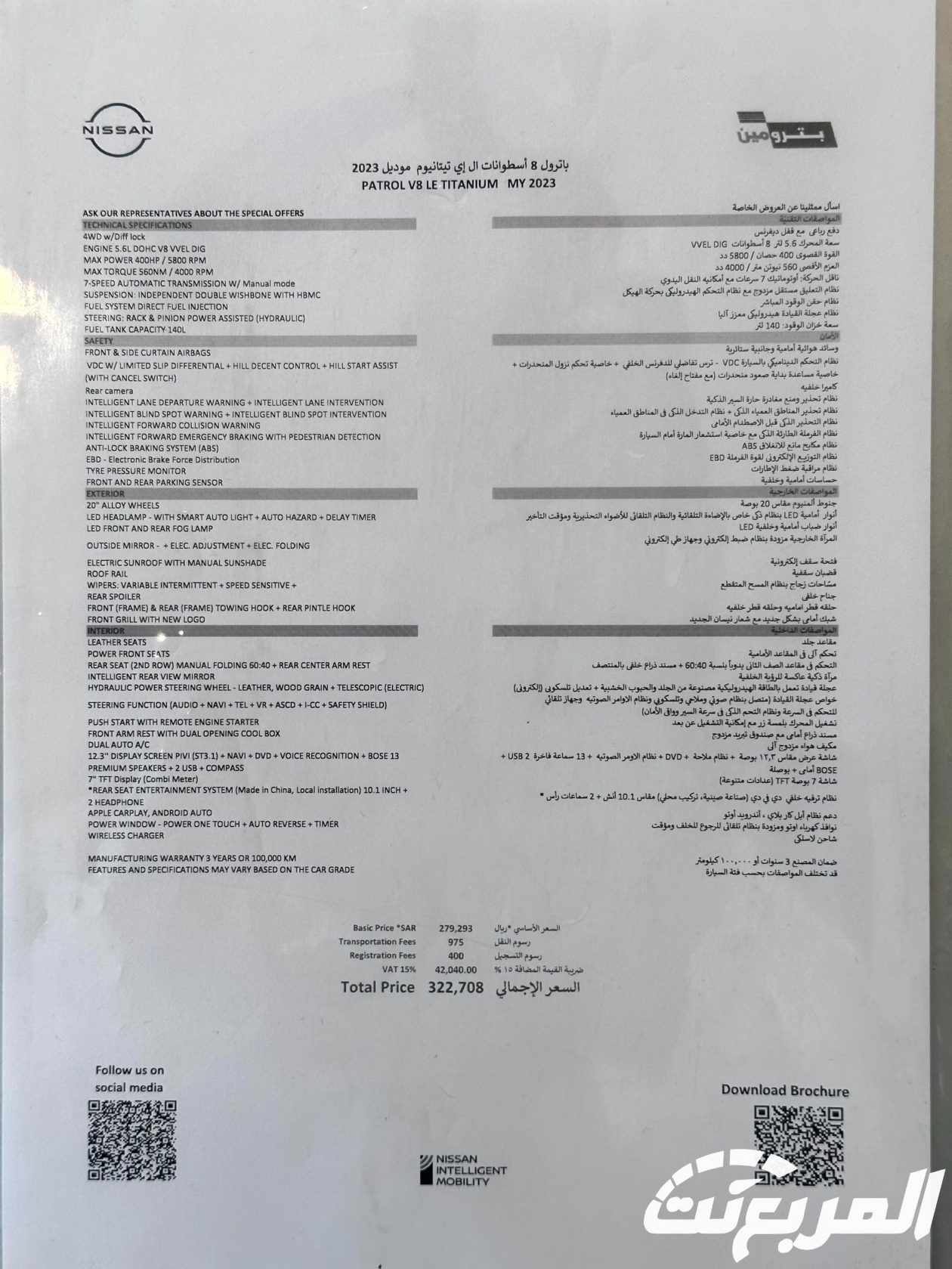 صور نيسان باترول 2024 بجودة عالية من الداخل والخارج والألوان المتوفرة صور نيسان باترول 2024 39