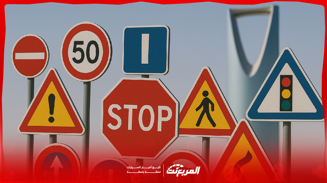 جميع إشارات المرور في السعودية: شرح كامل بالصور والمعاني والغرامات