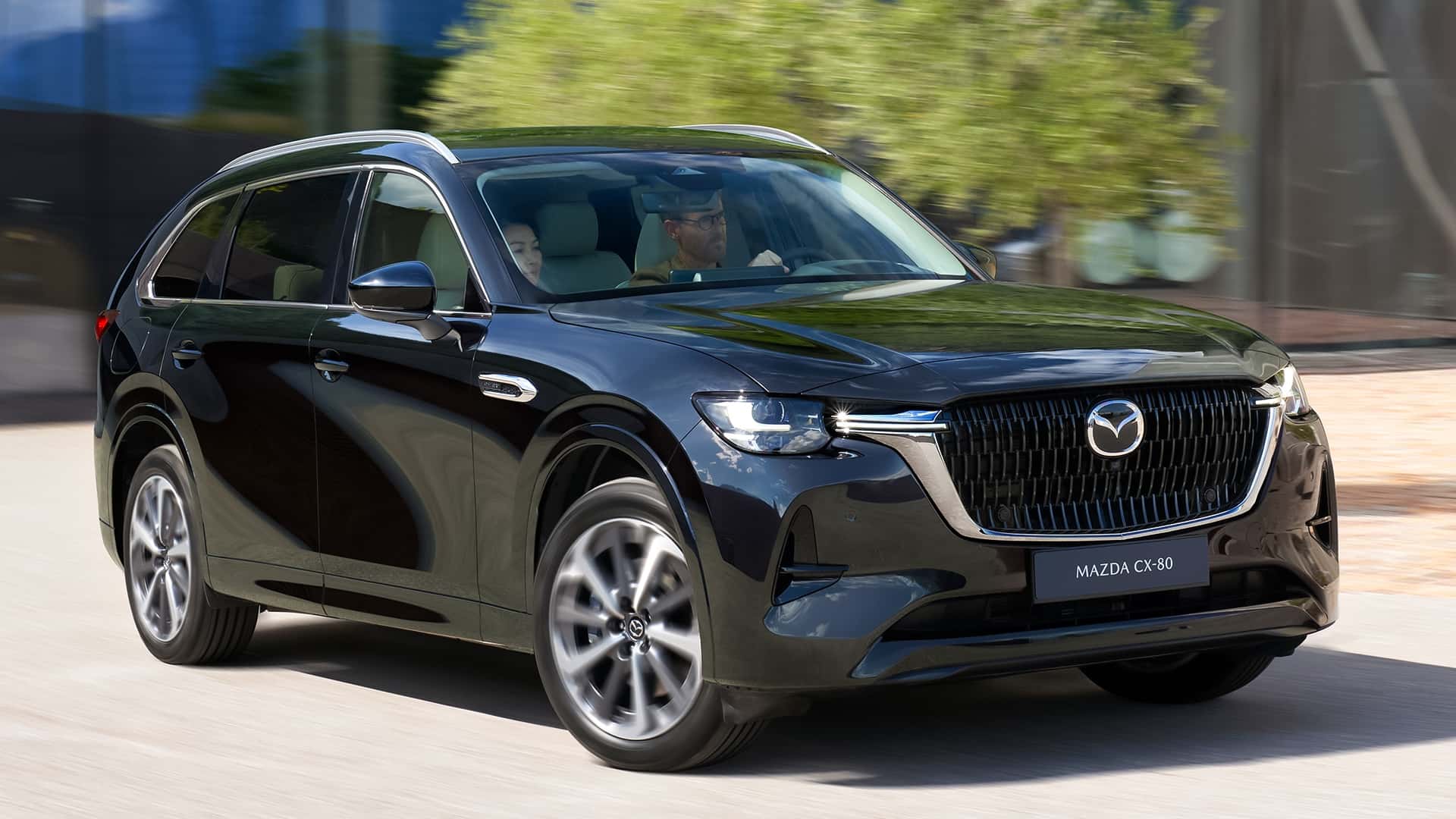 مازدا CX-80 موديل 2025 الجديد كلياً ينطلق في أوروبا بتصميم فاخر وقوة تتجاوز 320 حصان