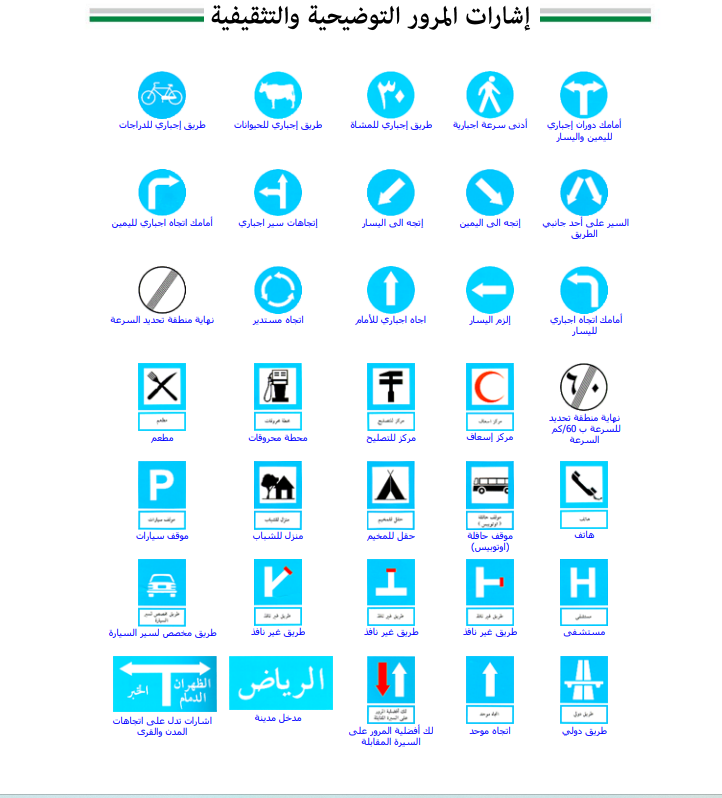 جميع إشارات المرور في السعودية: شرح كامل بالصور والمعاني والغرامات جميع إشارات المرور في السعودية: شرح كامل بالصور والمعاني والغرامات 7