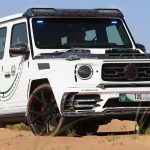 شرطة دبي تضم مرسيدس G63 مانسوري معدلة بقوة 720 حصان لأسطولها من السيارات الخارقة مرسيدس G63 مانسوري