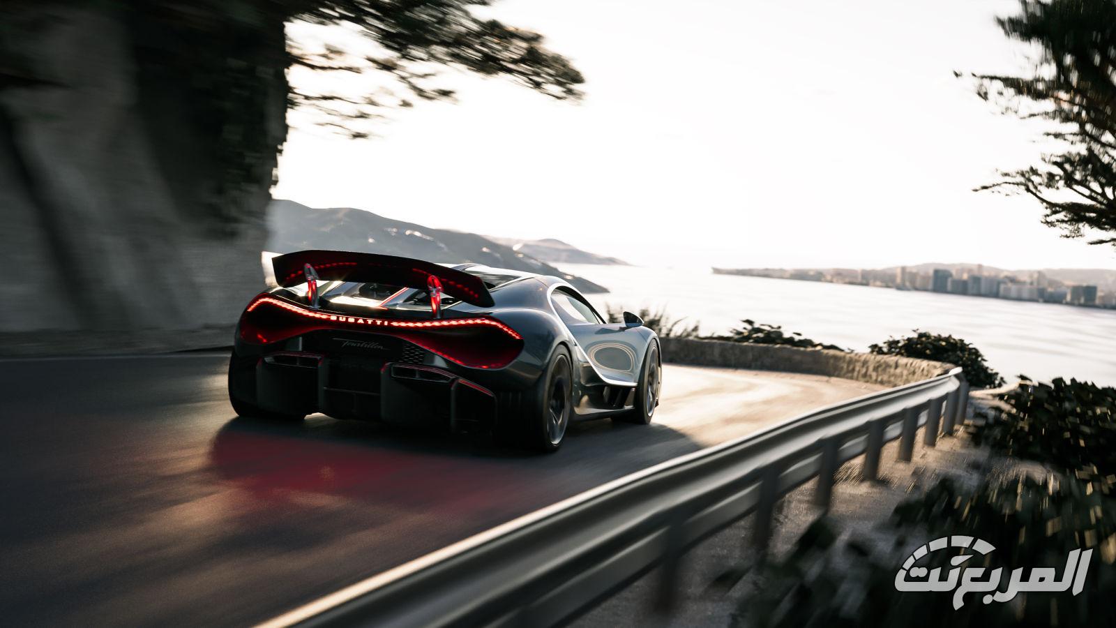 مقارنة أداء بوجاتي توربيون الجديدة بسيارات شيرون وريماك نيفيرا بوجاتي توربيون