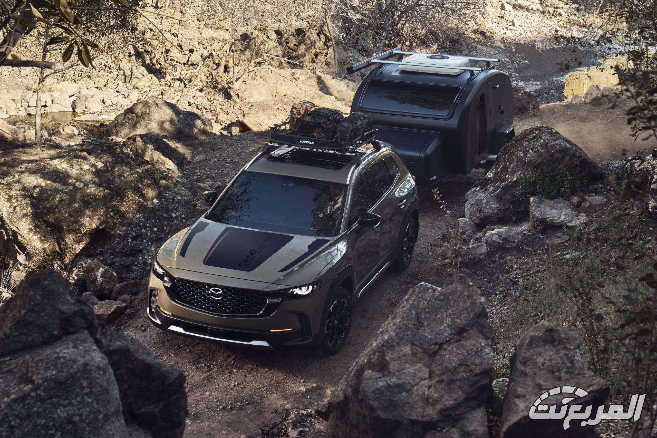 مازدا CX-50 2025 الجديدة بجميع الفئات والأسعار المتوفرة وأبرز العيوب والمميزات مازدا CX-50 2025 الجديدة