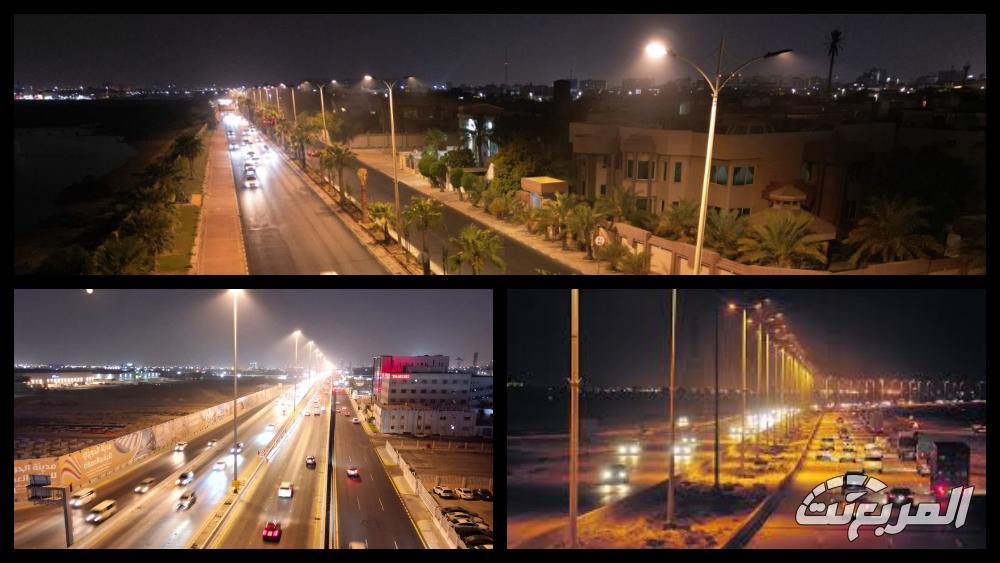 تغيير إضاءة أعمدة الإنارة بالطرق والشوارع في مدينة الدمام تعرف عليها