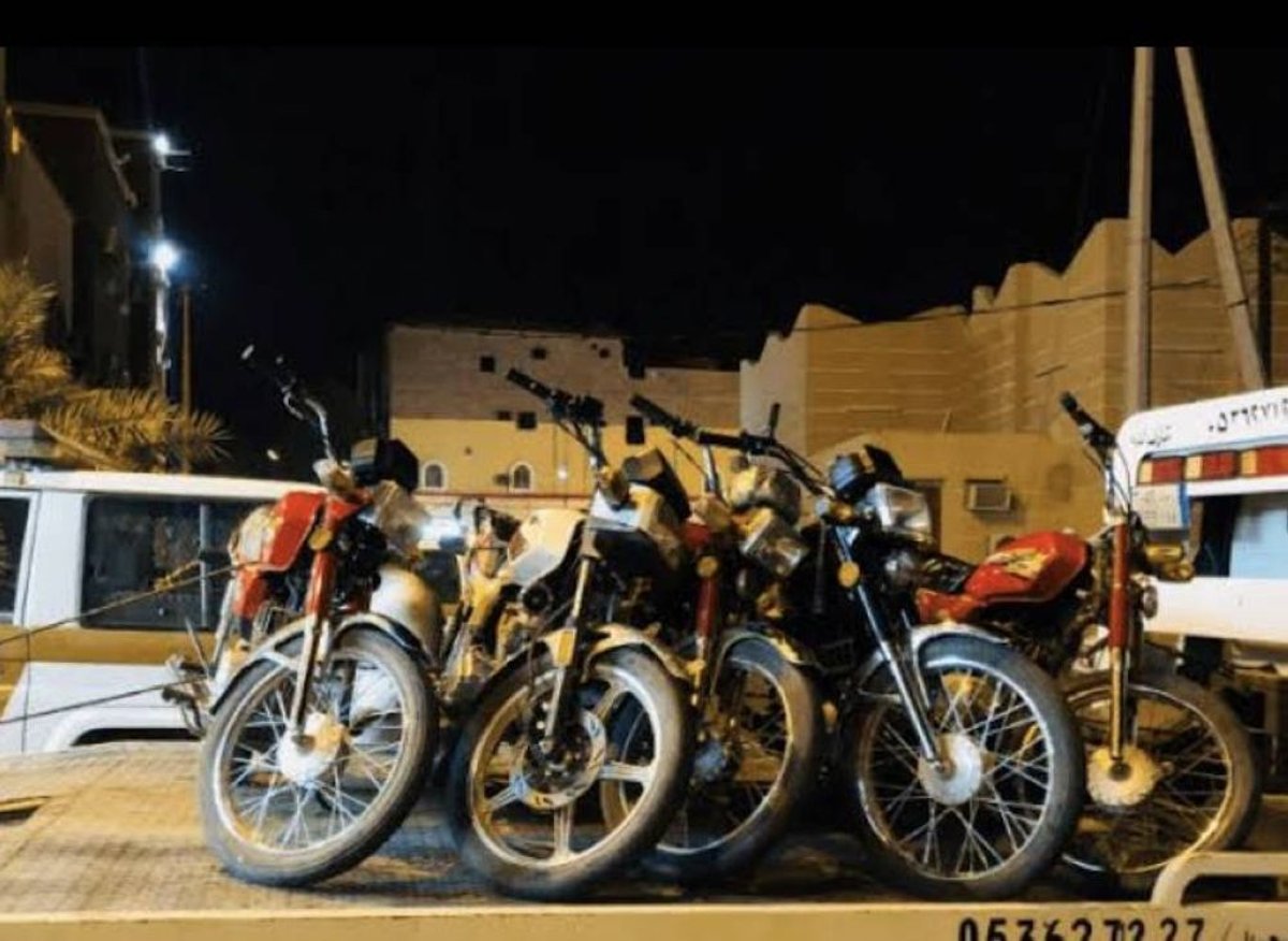 حملة لضبط الدراجات الآلية المخالفة بالنصف الثاني من ديسمبر 2024 أسفرت عن 11,856 دراجة