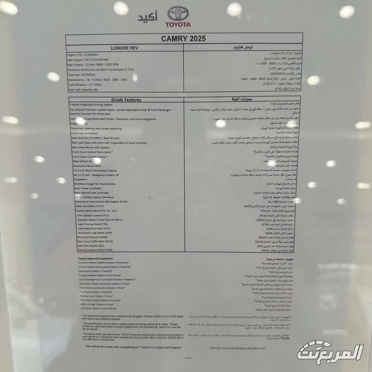 أسعار سيارات تويوتا الهايبرد 2025 في السعودية مع المحركات وأبرز المواصفات المتوفرة (صور وفيديو) أسعار سيارات تويوتا الهايبرد 2025 في السعودية مع المحركات وأبرز المواصفات المتوفرة (صور وفيديو)