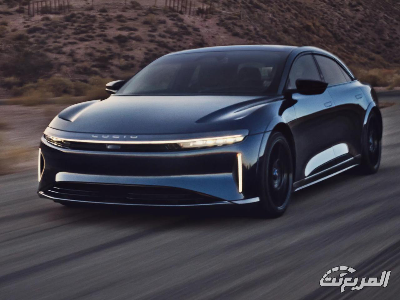 هذه أقوى 10 سيارات سيدان إنتاجية على الإطلاق بقوة تتجاوز 1000 حصان لوسيد إير الزفير