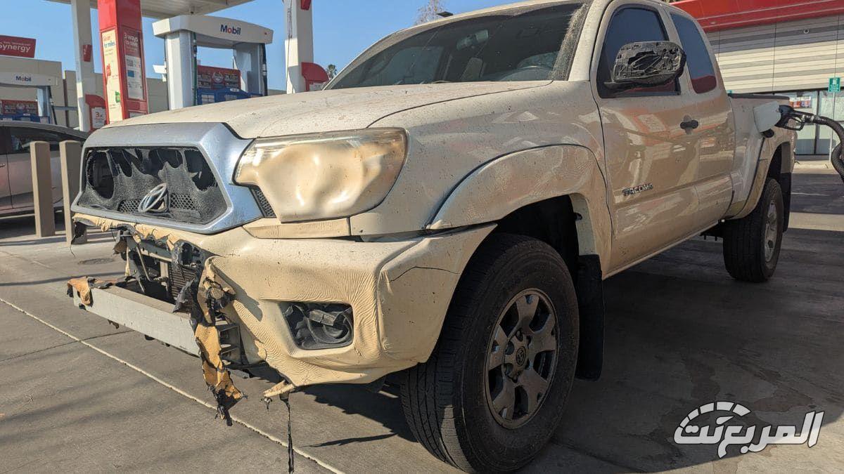 تويوتا تاكوما تقاوم حرائق لوس أنجلوس المدمرة وتستمر بالعمل رغم ذوبان بعض مكوناتها!